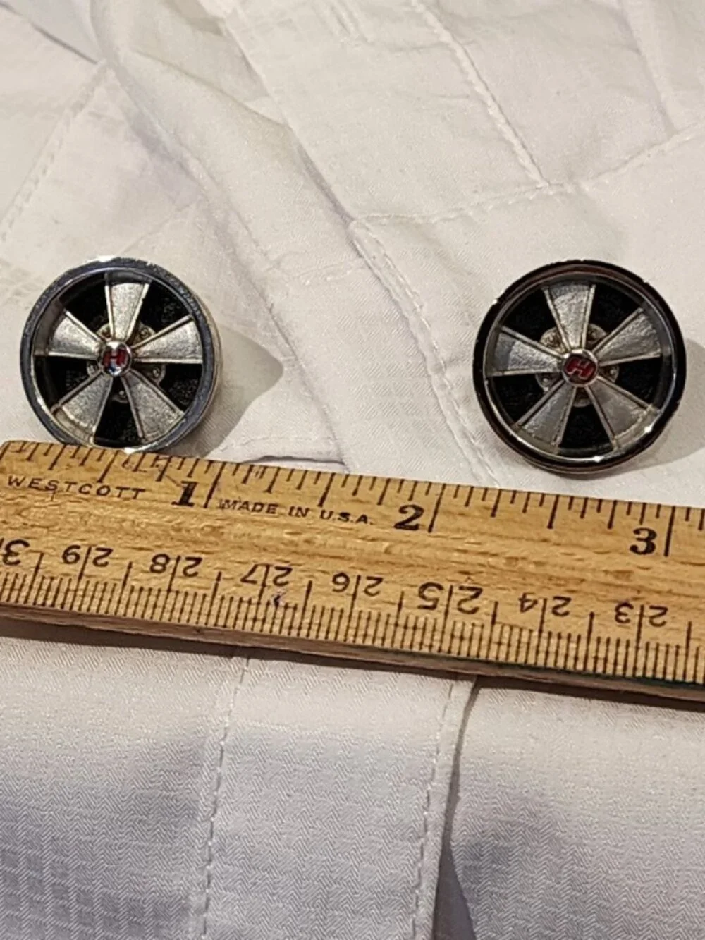 Vintage Hurst Wheel Cufflinks